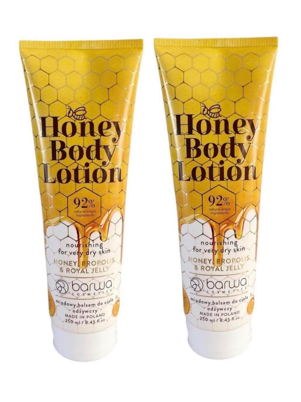 Barwa Honey Body Lotion - Nourishing Honey & Royal Jelly Set